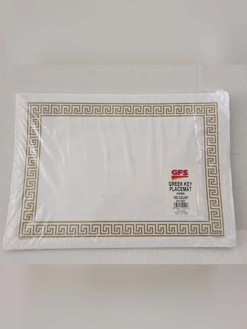Greek Key Paper Placemats